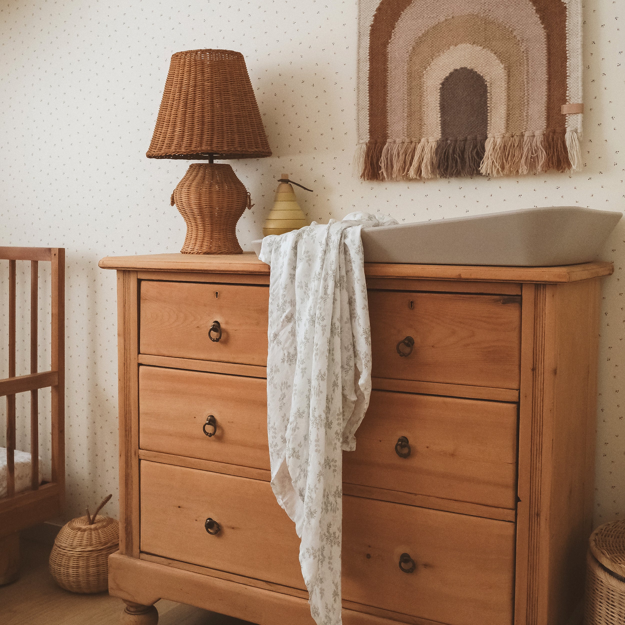 Cypress Organic Fitted Cot Sheet