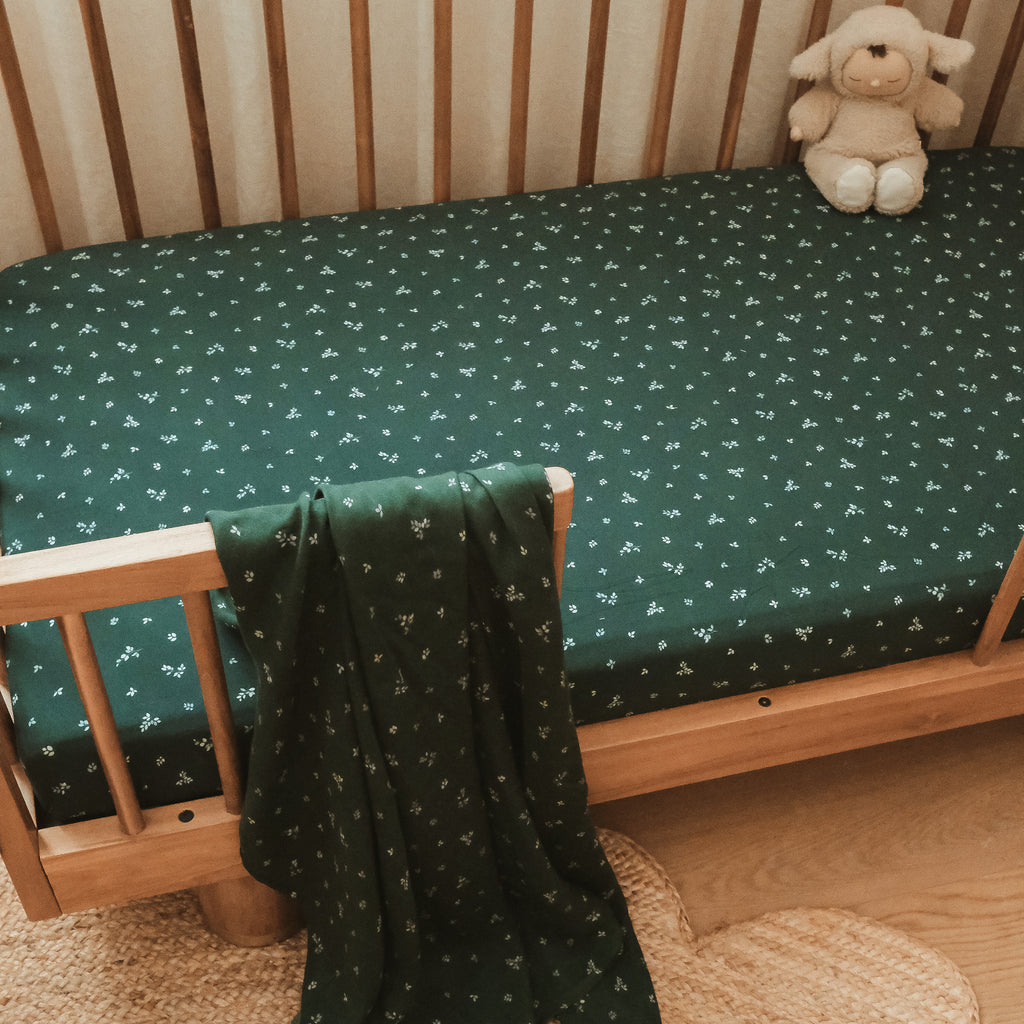 Spruce Organic Fitted Cot Sheet