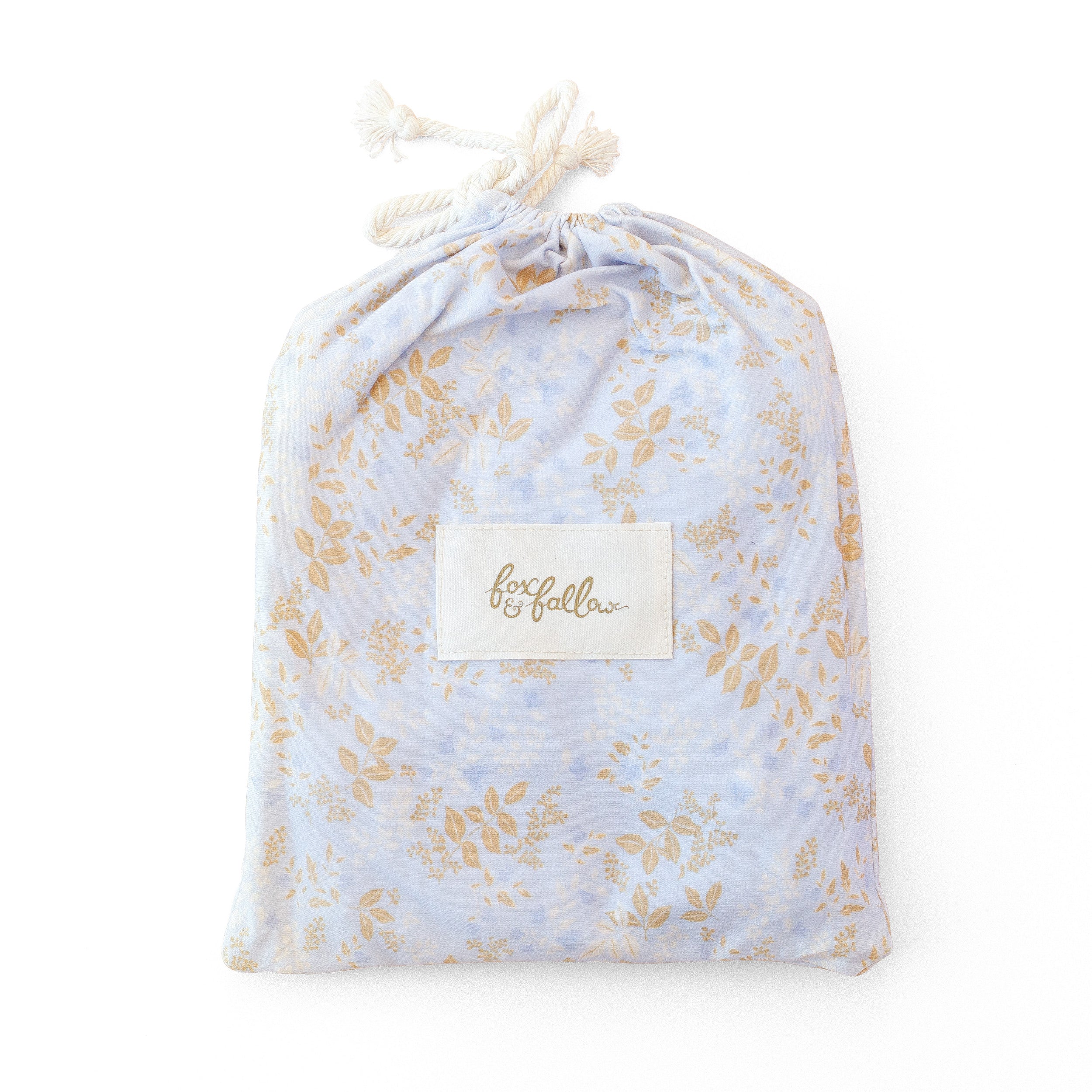 Delphinium Organic Fitted Cot Sheet