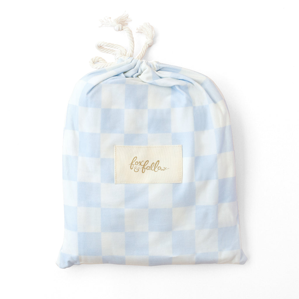 Powder Check Organic Fitted Cot Sheet