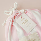 Petal Stripe Organic Fitted Cot Sheet