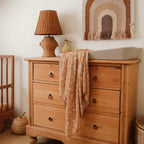 Gold Holly Organic Fitted Cot Sheet