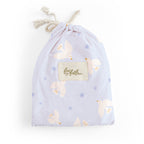 Blue Doves Organic Fitted Cot Sheet