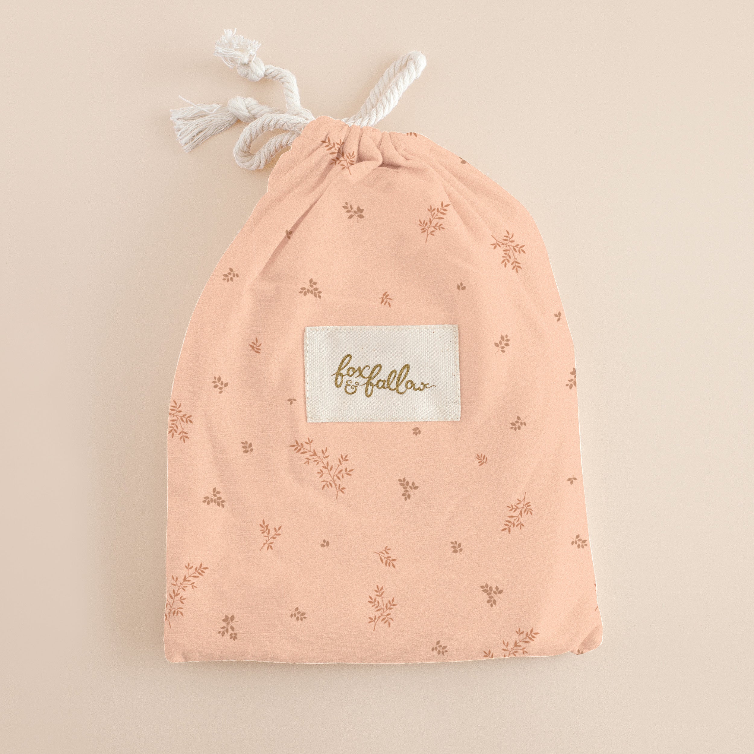 Wild Ruscus Organic Fitted Cot Sheet - PRE-ORDER (MARCH)