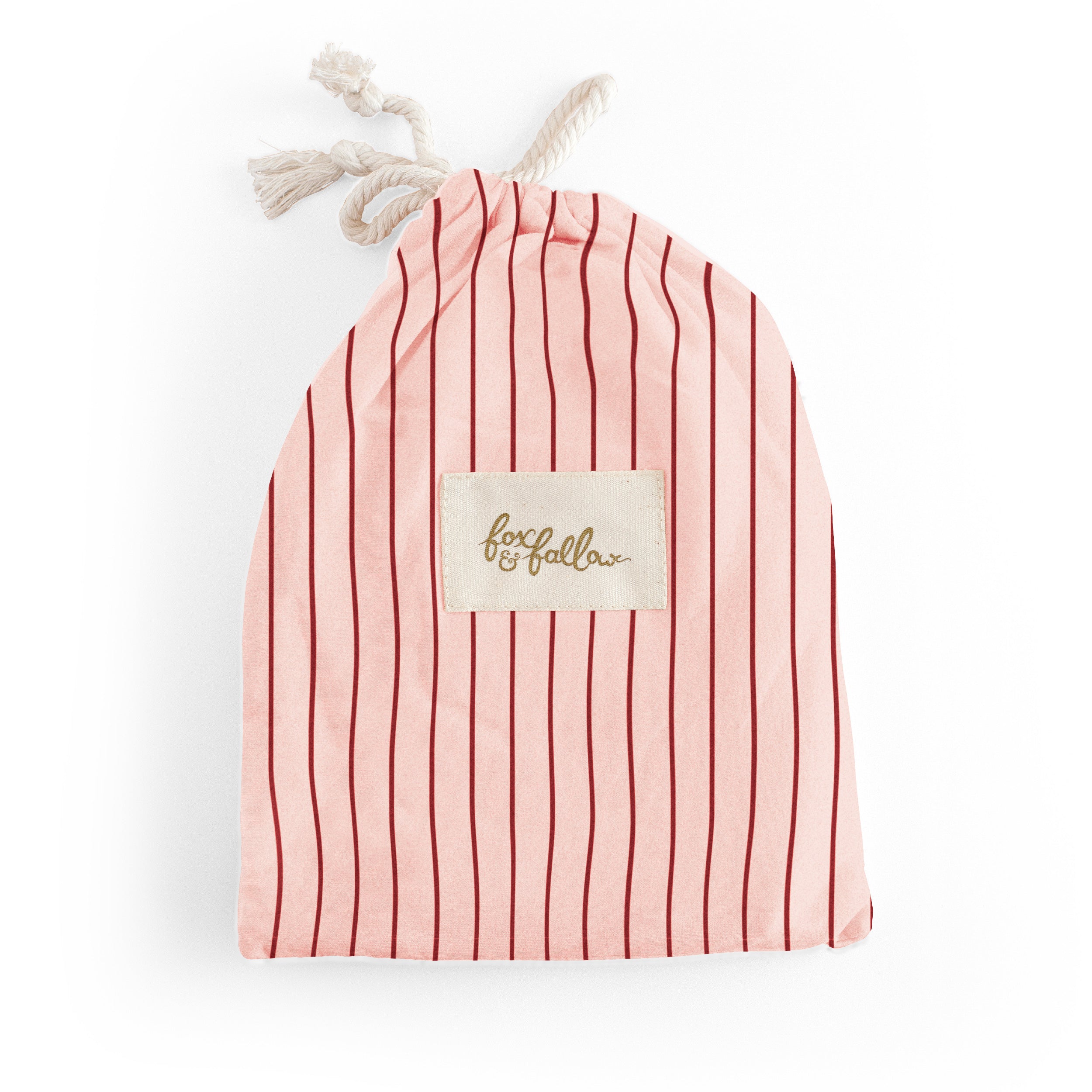 Strawberry Stripe Organic Fitted Cot Sheet - PRE-ORDER (MARCH)