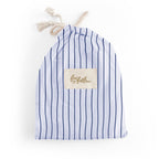 Navy Stripe Organic Fitted Cot Sheet - PRE-ORDER (MARCH)