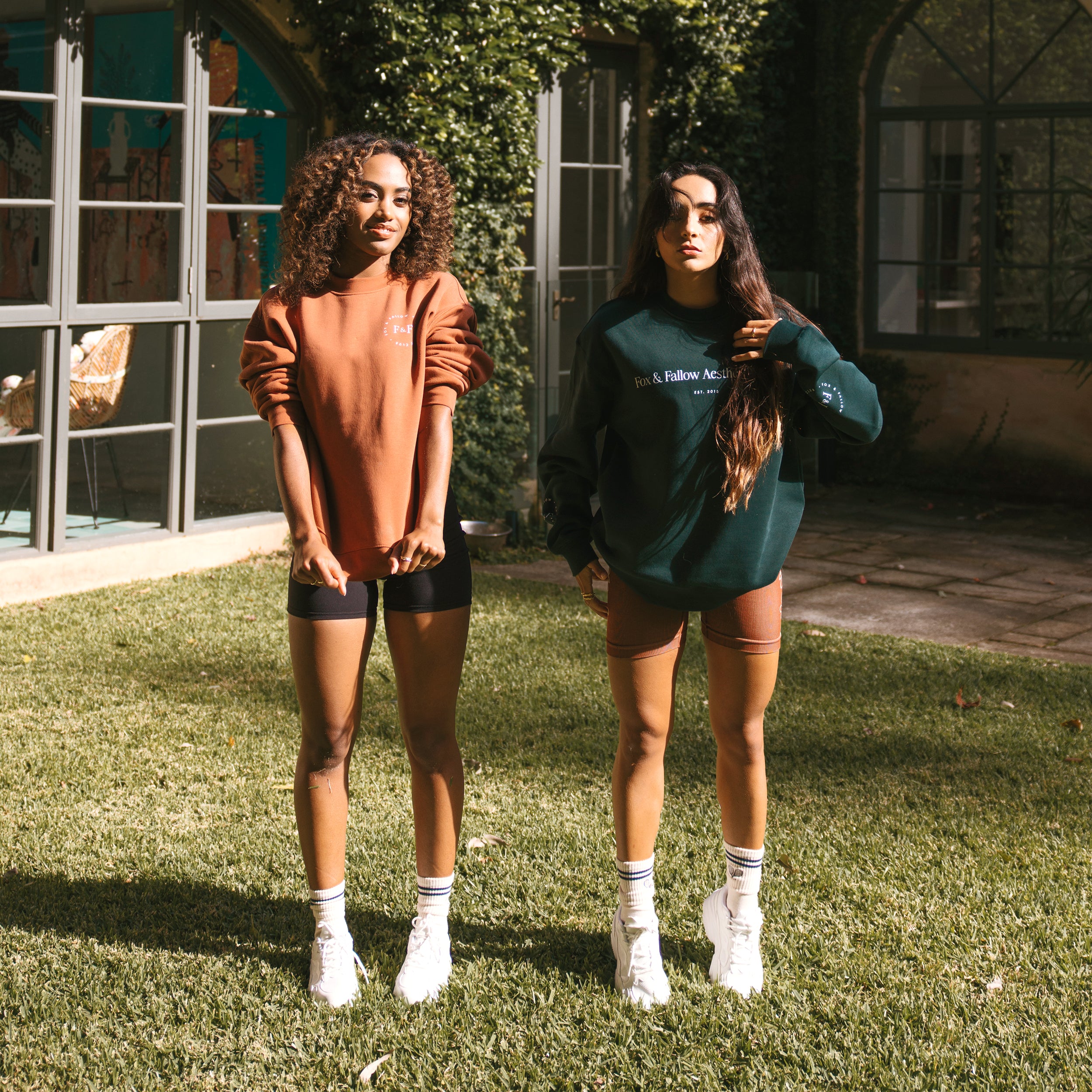 F&F Aesthetic Club 'Form Over Function' Crew - Rust - Unisex