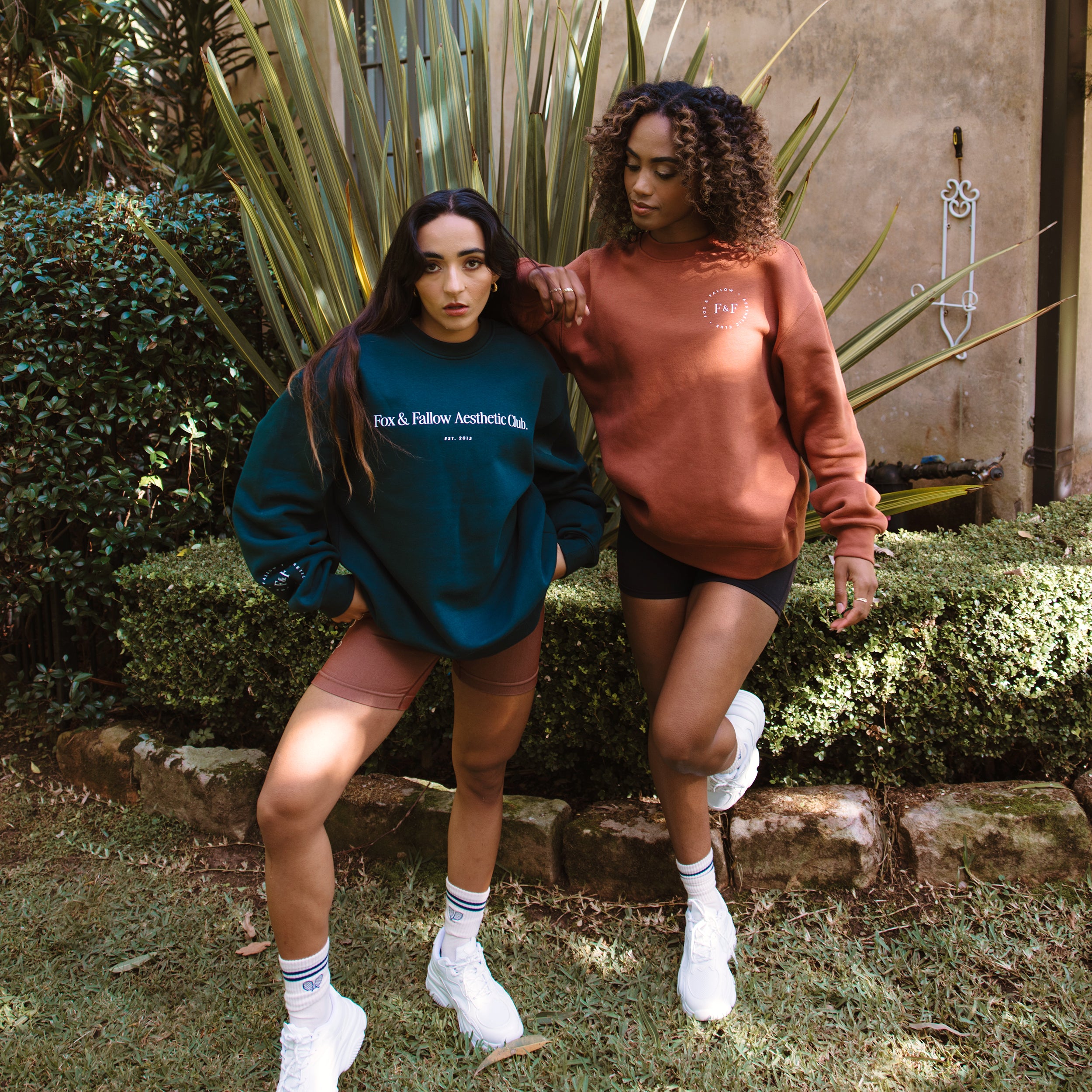 F&F Aesthetic Club 'Form Over Function' Crew - Rust - Unisex