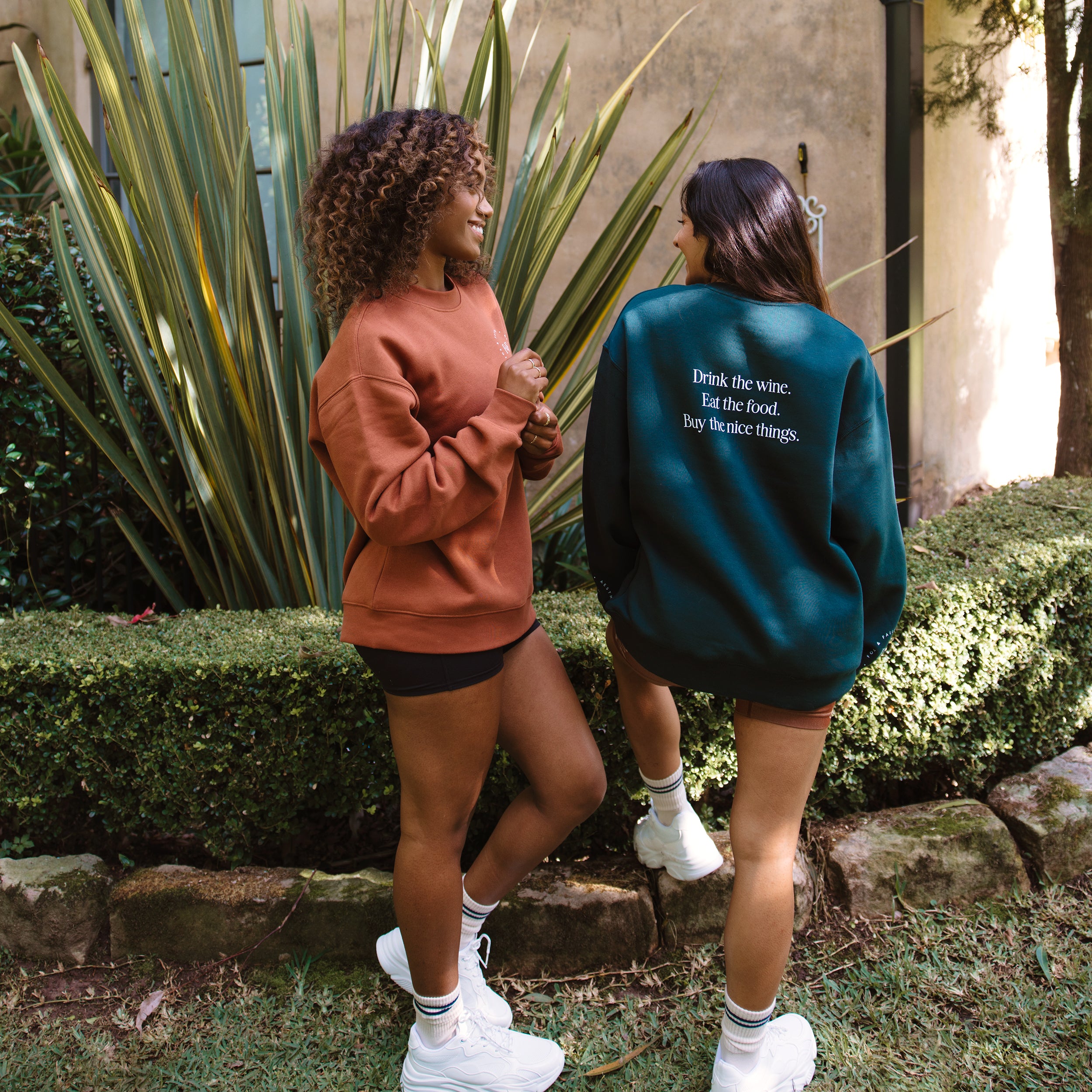 F&F Aesthetic Club 'Form Over Function' Crew - Rust - Unisex