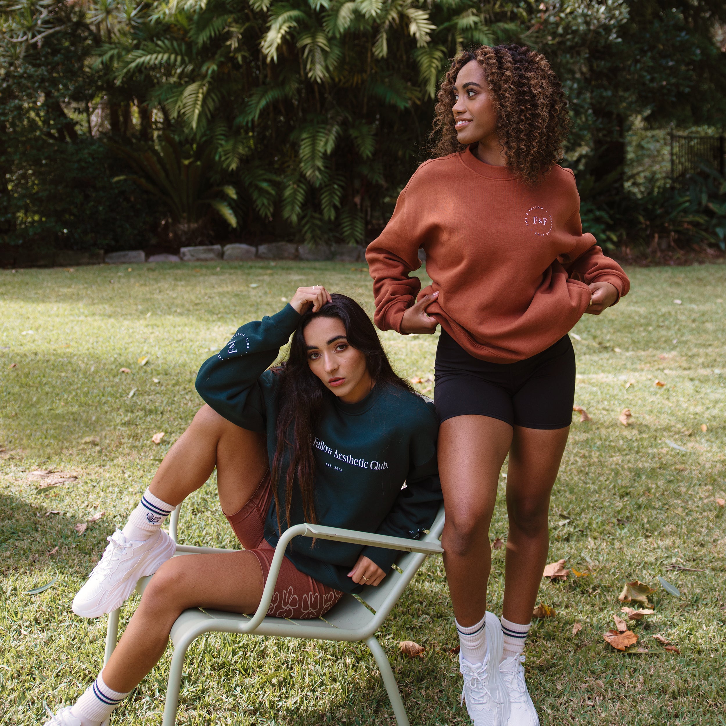 F&F Aesthetic Club 'Form Over Function' Crew - Rust - Unisex