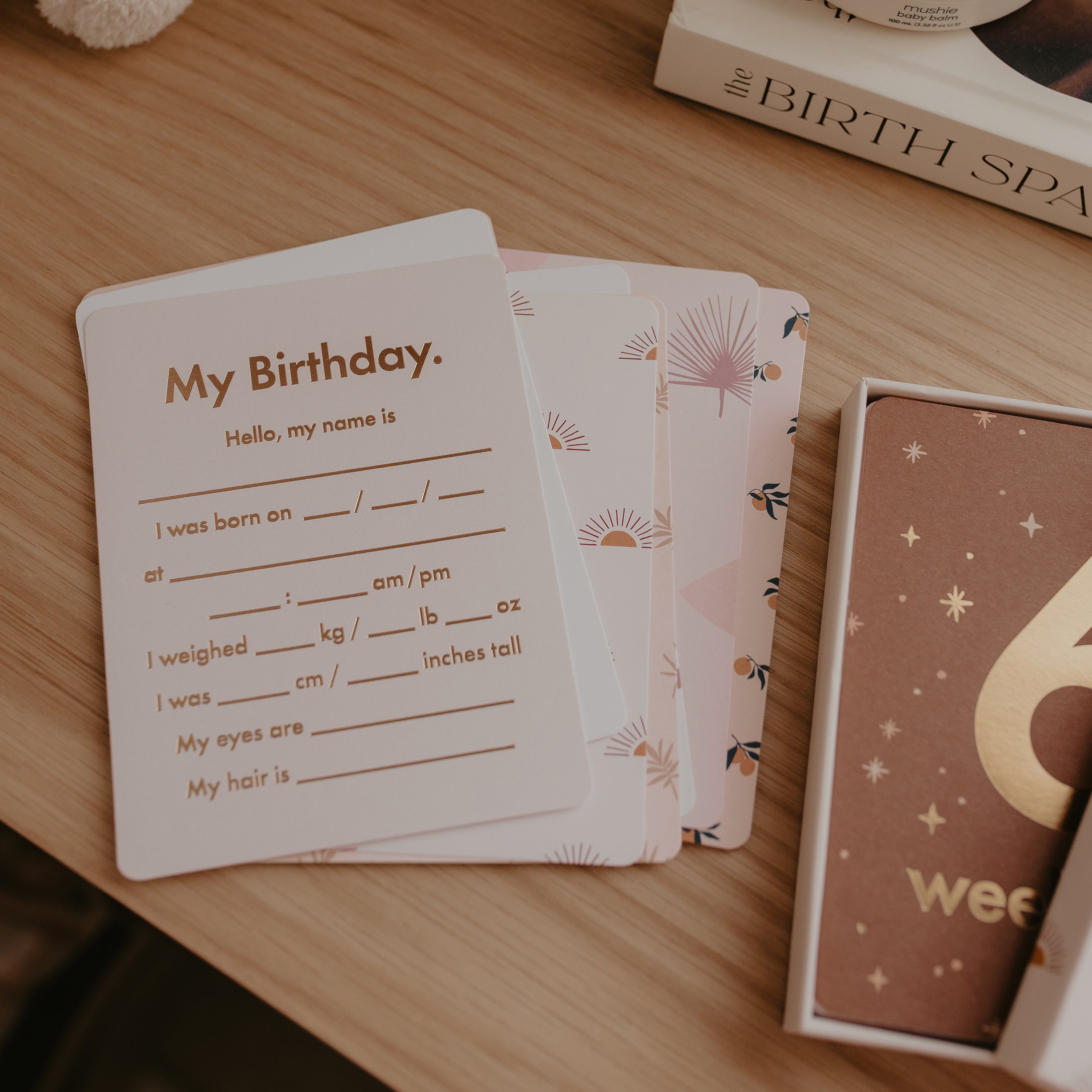 Baby Milestone Cards Boho