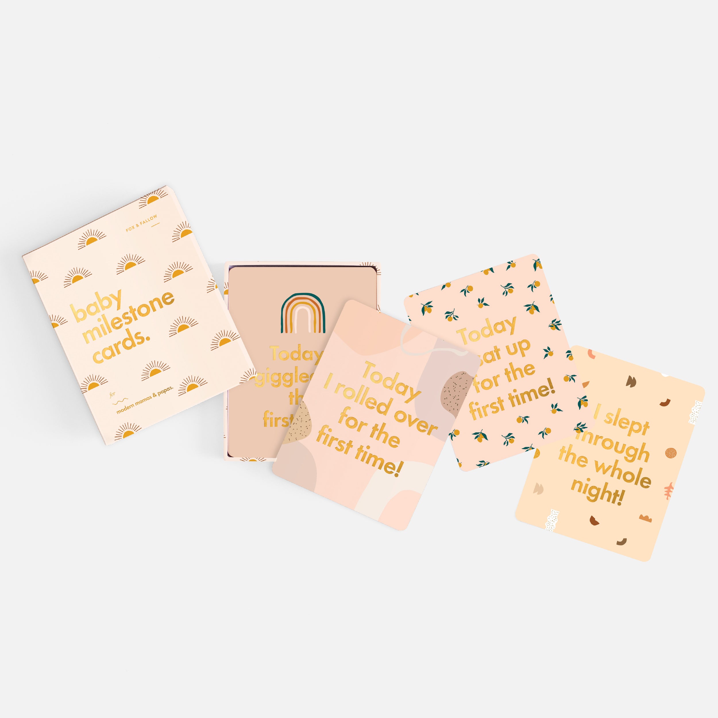 Baby Milestone Cards Boho