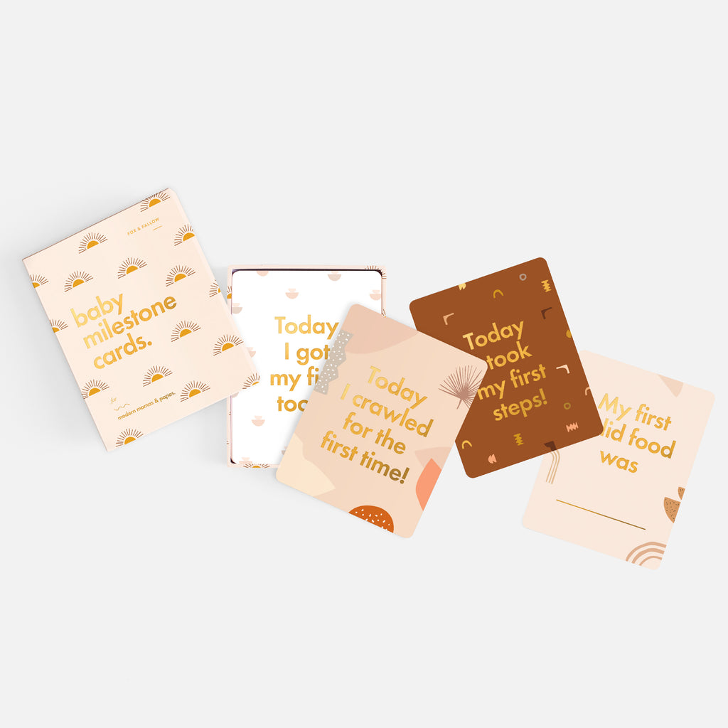 Baby Milestone Cards Boho