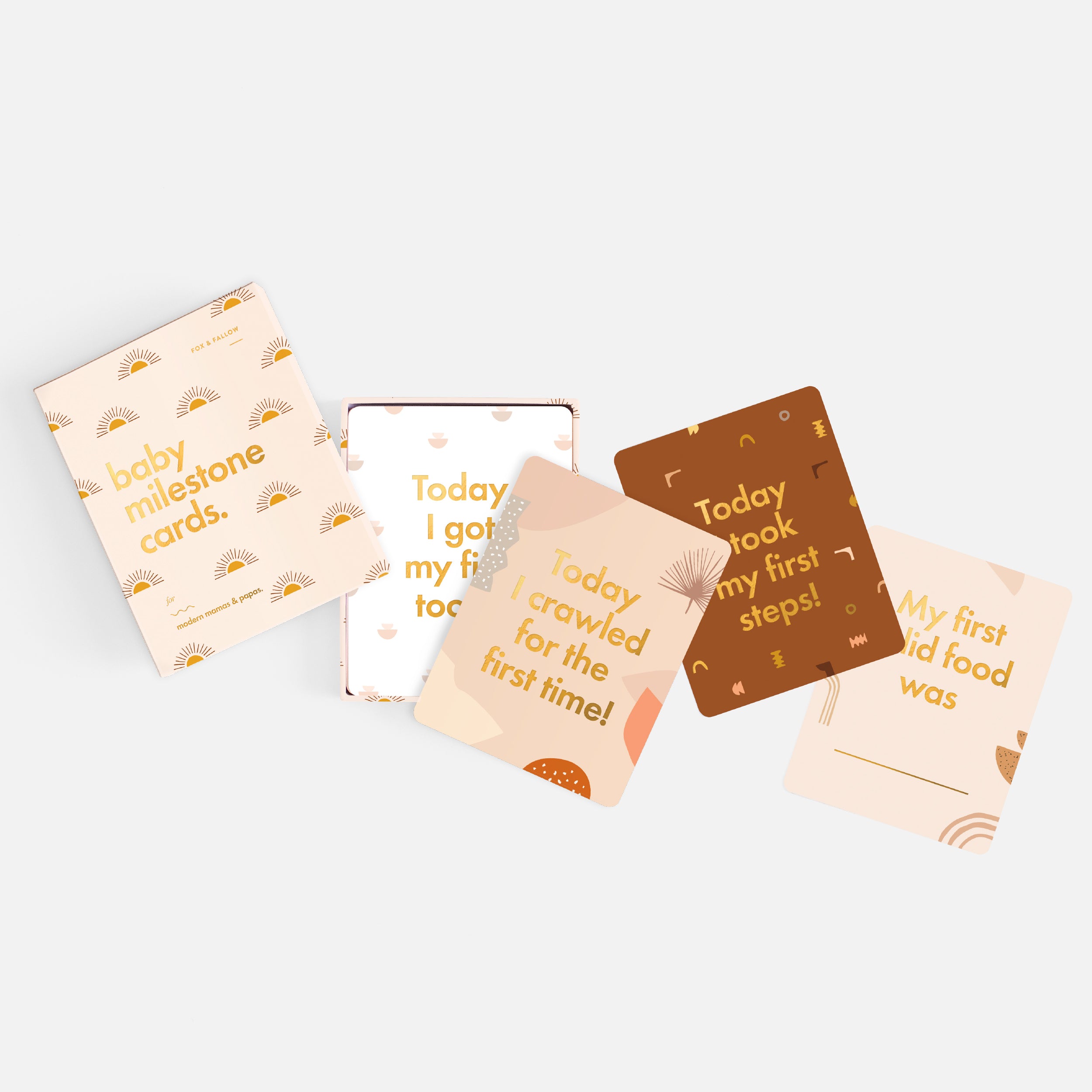 Baby Milestone Cards Boho