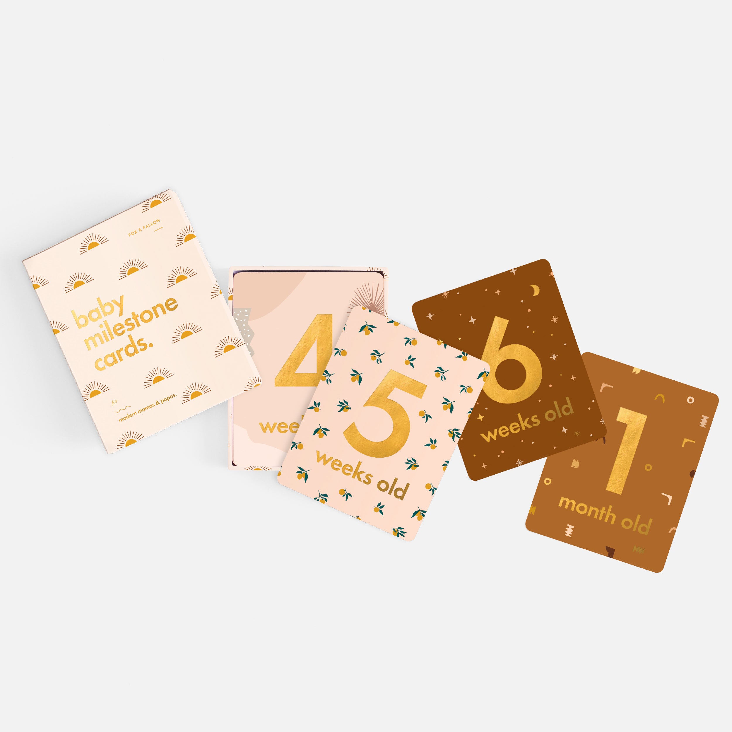 Baby Milestone Cards Boho