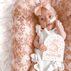 Sweet Pea Organic Fitted Bassinet Sheet/Change Pad Cover