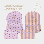 Campus Backpack + Lunch Bag 4-Pack Bundle - PRE-ORDER (OCTOBER)