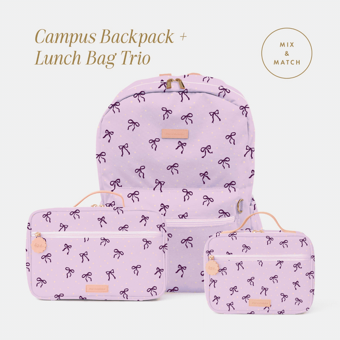 Campus Backpack + Lunch Bag Trio Bundle - PRE-ORDER (OCTOBER)