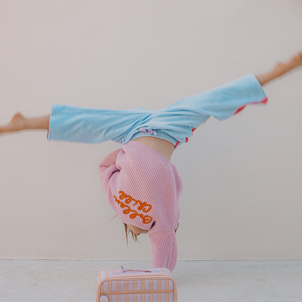 Powder Stripe Large Lunch Bag - PRE-ORDER (APRIL)