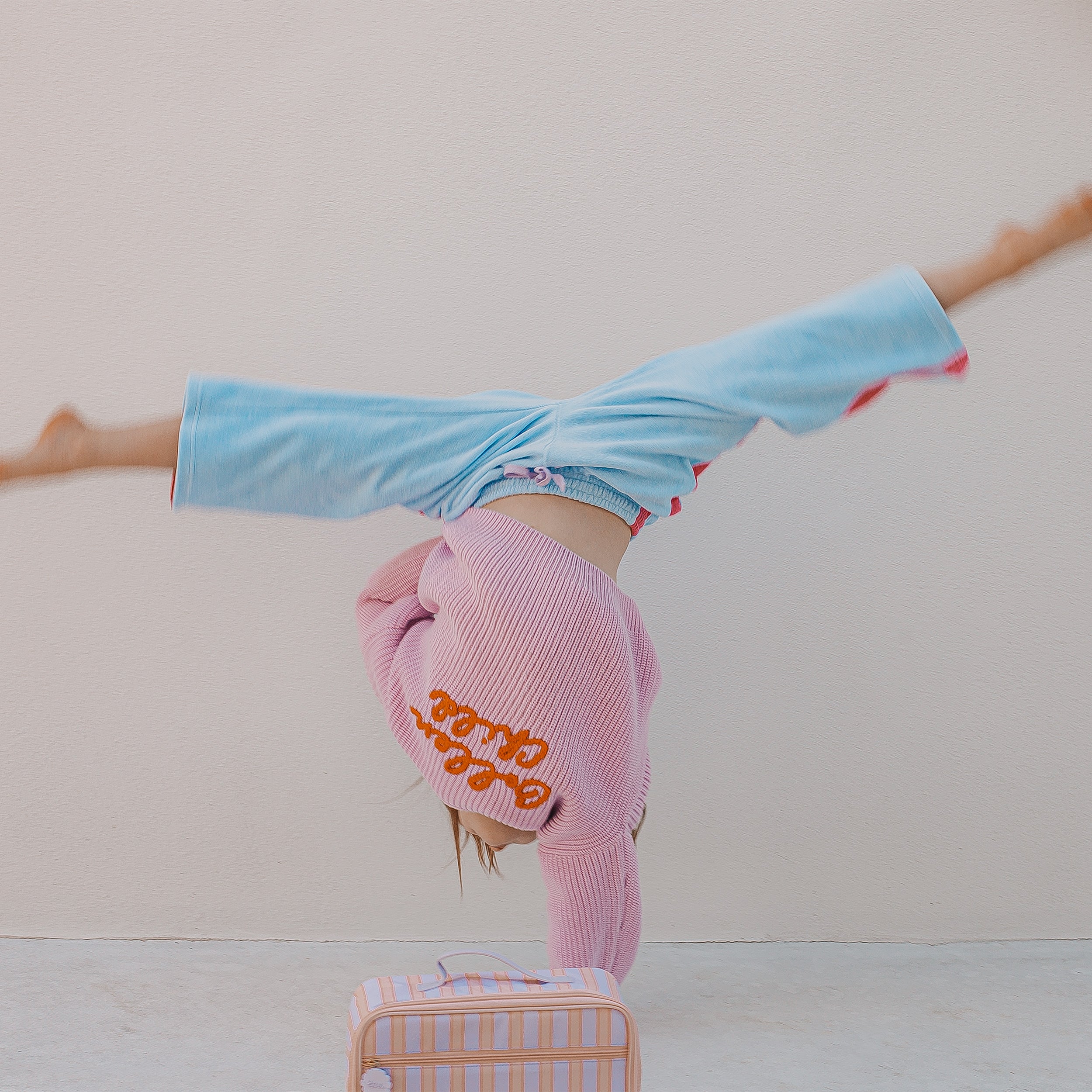 Powder Stripe Large Lunch Bag - PRE-ORDER (APRIL)