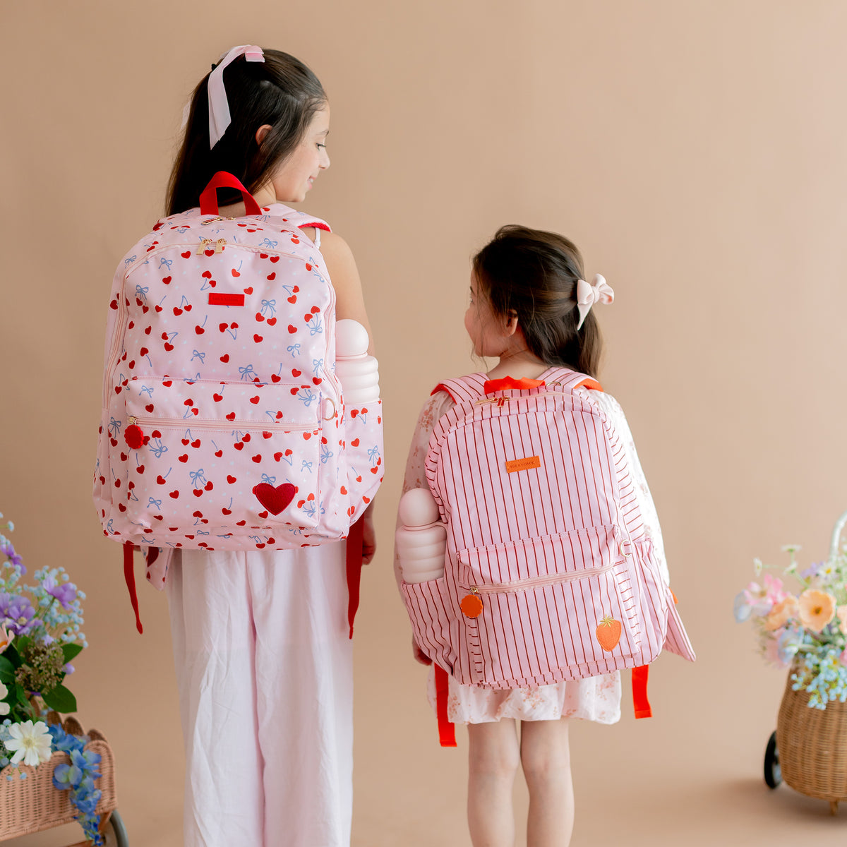 Strawberry Stripe Junior Backpack - Medium 20L