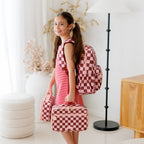 Cherry Check Backpack