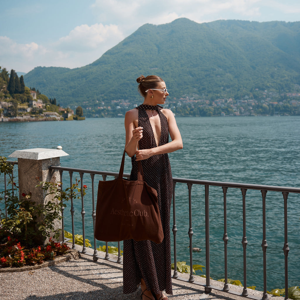 F&F Aesthetic Club Weekend Bag - Chocolate - PRE-ORDER (OCTOBER)
