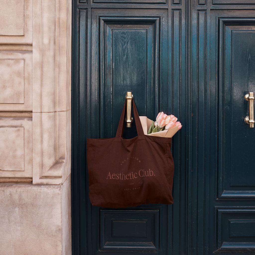 F&F Aesthetic Club Weekend Bag - Chocolate - PRE-ORDER (OCTOBER)
