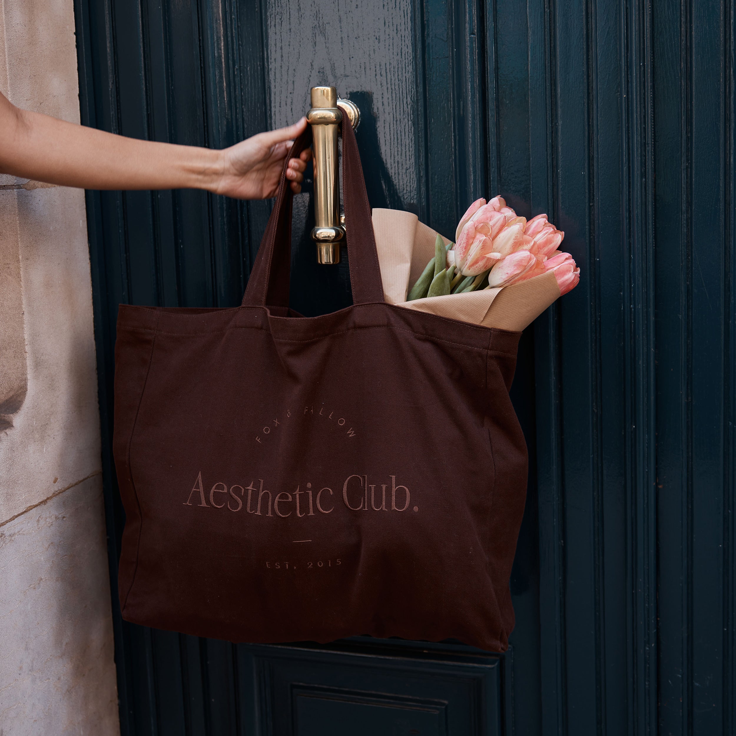 F&F Aesthetic Club Weekend Bag - Chocolate - PRE-ORDER (OCTOBER)