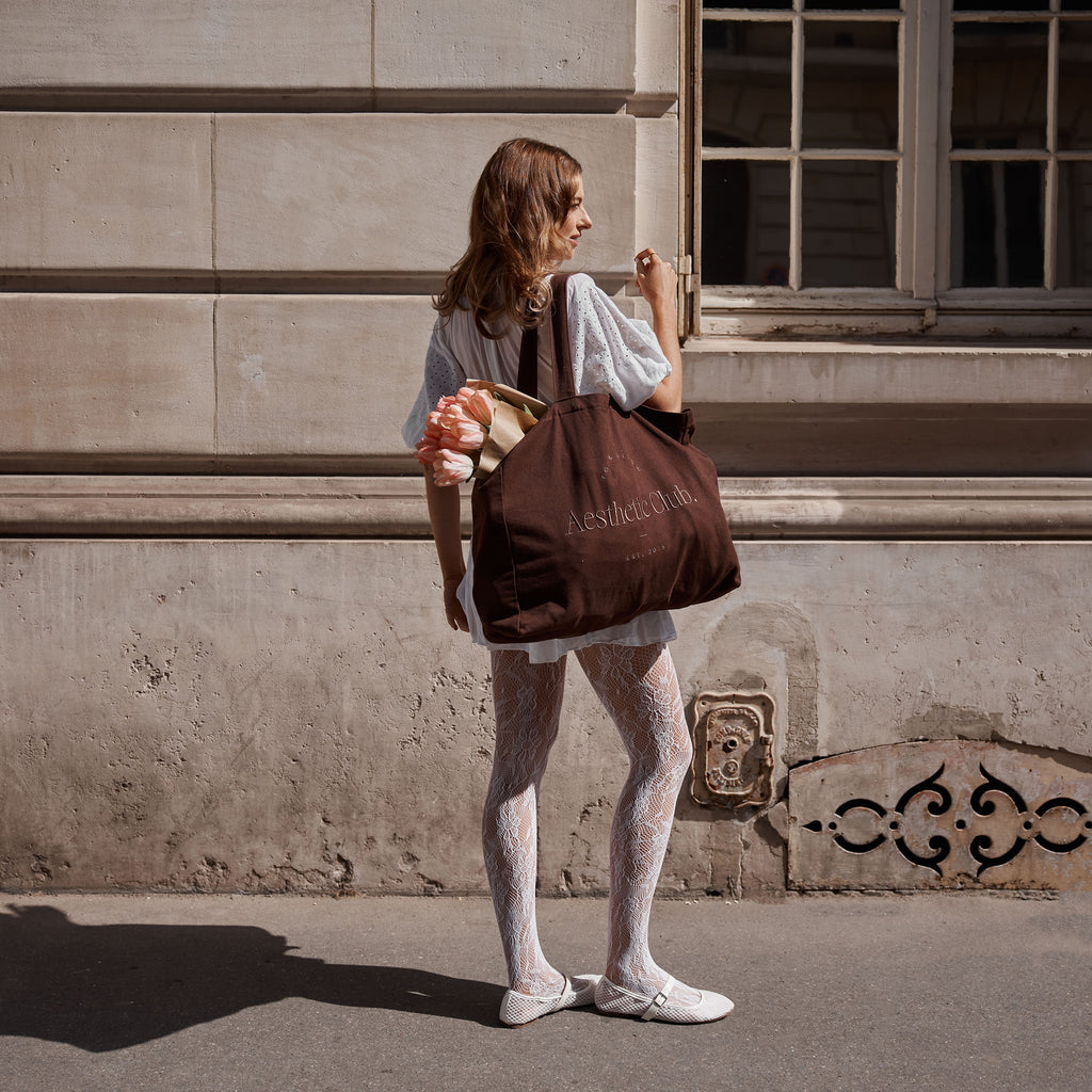 F&F Aesthetic Club Weekend Bag - Chocolate - PRE-ORDER (OCTOBER)