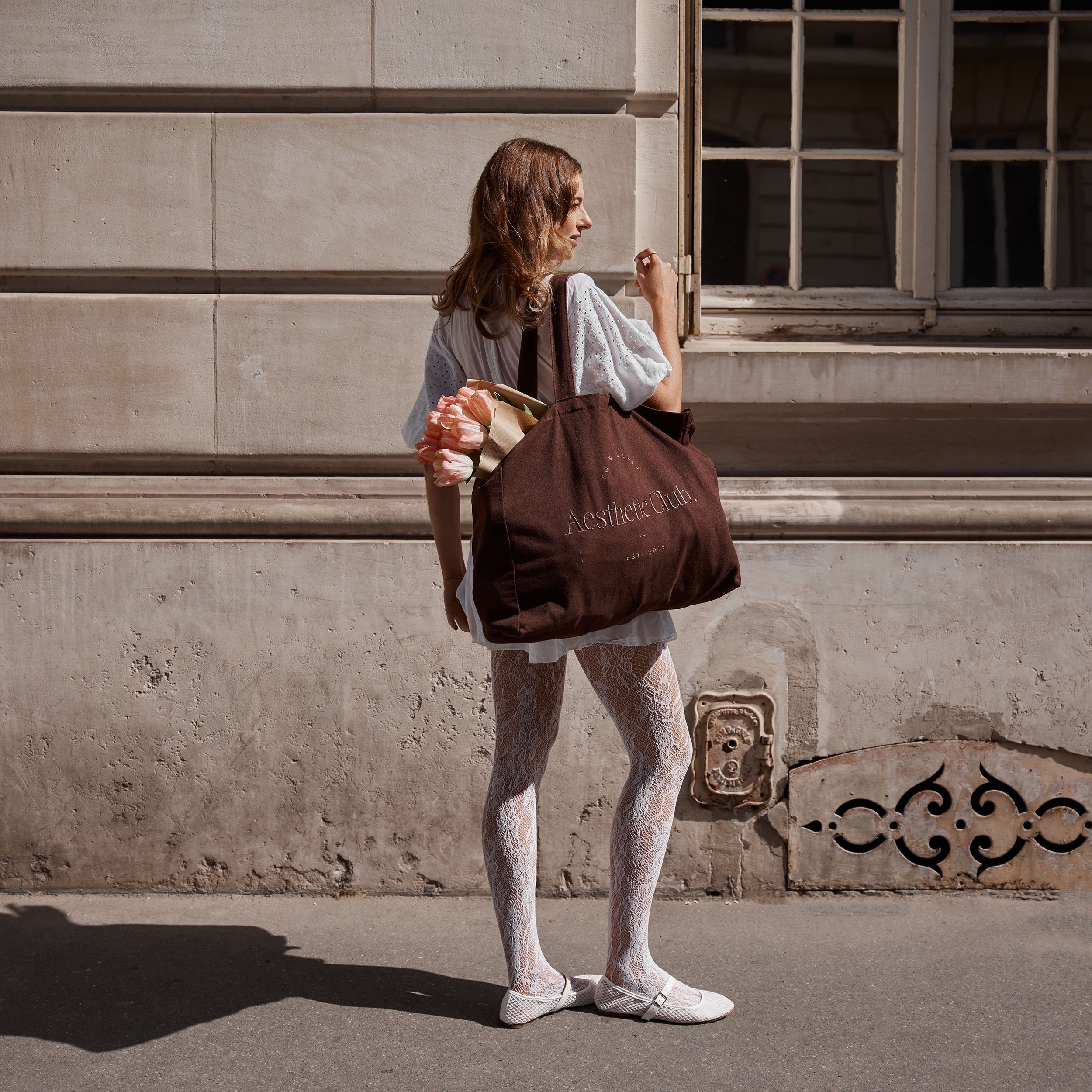 F&F Aesthetic Club Weekend Bag - Chocolate - PRE-ORDER (OCTOBER)