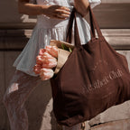 F&F Aesthetic Club Weekend Bag - Chocolate - PRE-ORDER (OCTOBER)