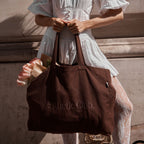 F&F Aesthetic Club Weekend Bag - Chocolate - PRE-ORDER (OCTOBER)