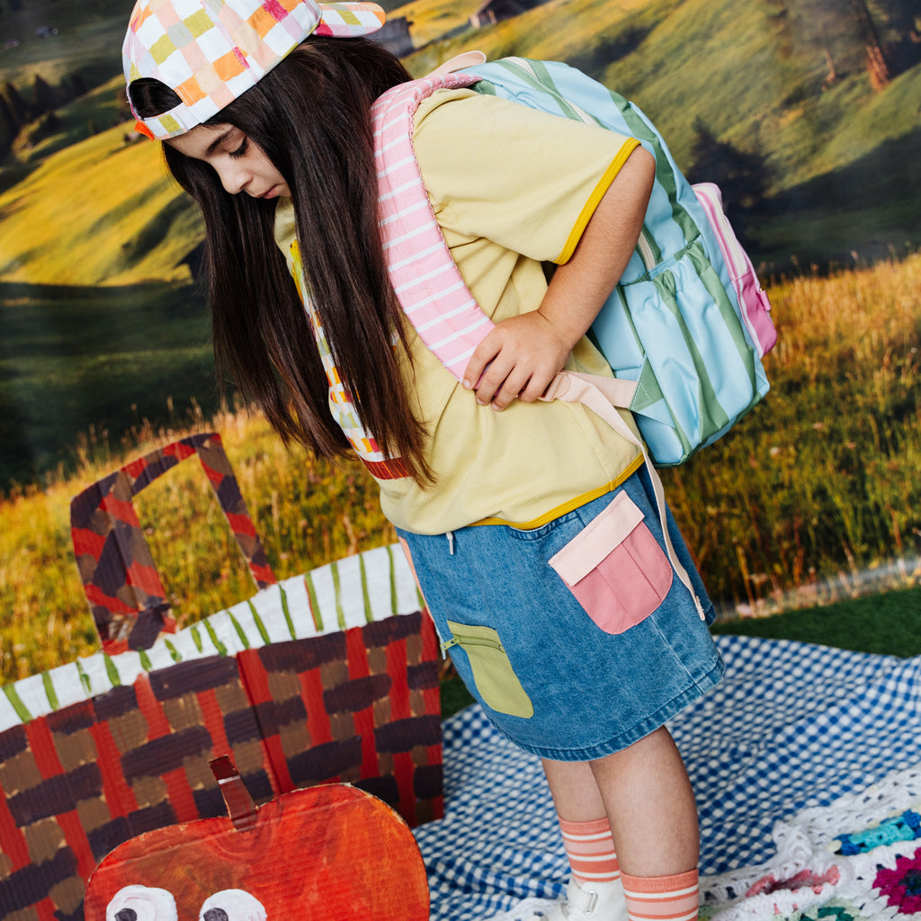 Fox & Fallow x Das Ist Maurice Stripes Junior Backpack - Medium 20L - PRE-ORDER (17 SEP)