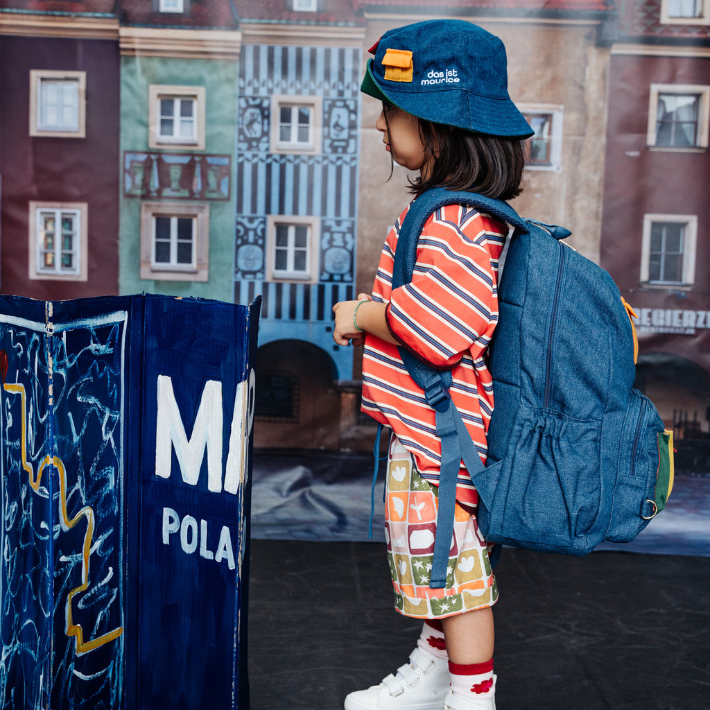 Fox & Fallow x Das Ist Maurice Denim Pocket Junior Backpack - Medium 20L - PRE-ORDER (17 SEP)