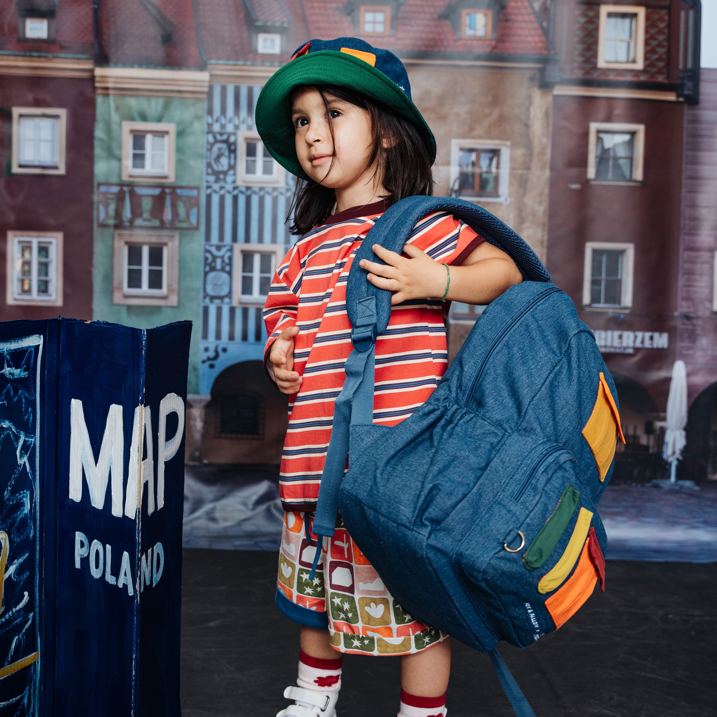 Fox & Fallow x Das Ist Maurice Denim Pocket Junior Backpack - Medium 20L - PRE-ORDER (17 SEP)