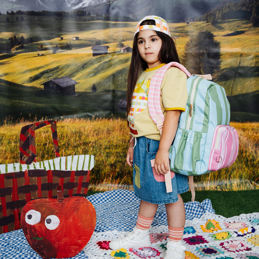 Fox & Fallow x Das Ist Maurice Stripes Junior Backpack - Medium 20L - PRE-ORDER (17 SEP)