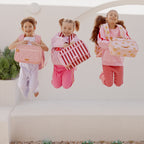 Burgundy Stripe Large Lunch Bag - PRE-ORDER (APRIL)