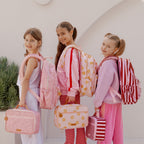 Burgundy Stripe Large Lunch Bag - PRE-ORDER (APRIL)