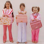 Burgundy Stripe Large Lunch Bag - PRE-ORDER (APRIL)