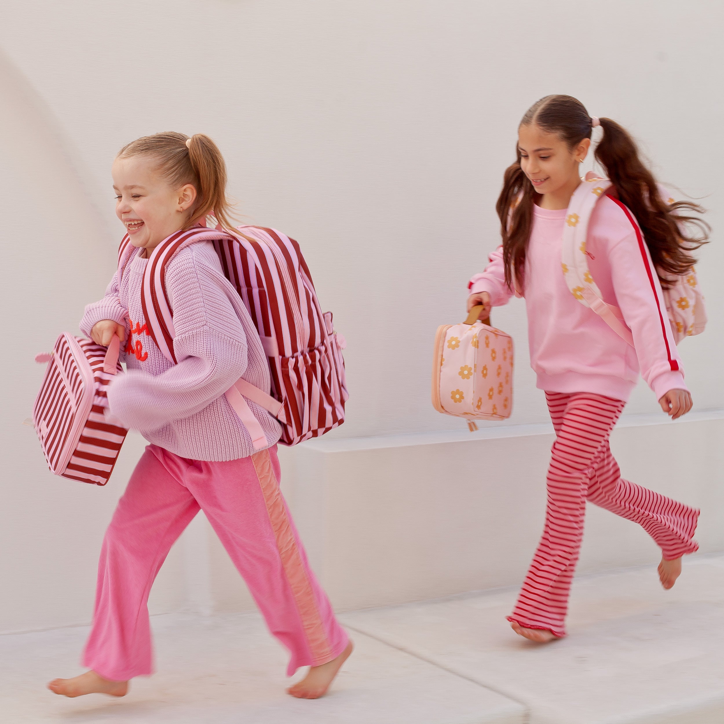 Burgundy Stripe Large Lunch Bag - PRE-ORDER (APRIL)