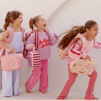 Burgundy Stripe Large Lunch Bag - PRE-ORDER (APRIL)