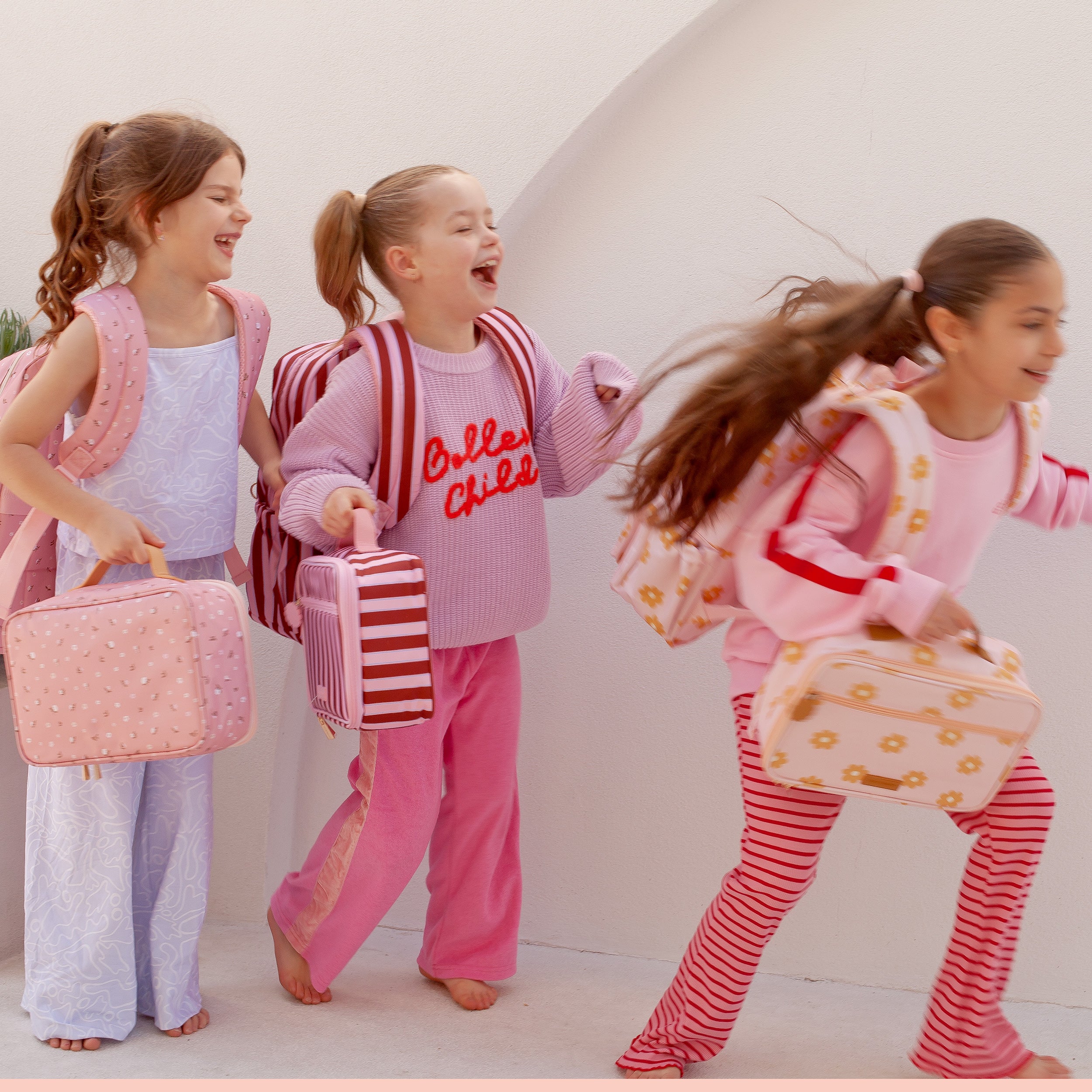 Burgundy Stripe Large Lunch Bag - PRE-ORDER (APRIL)