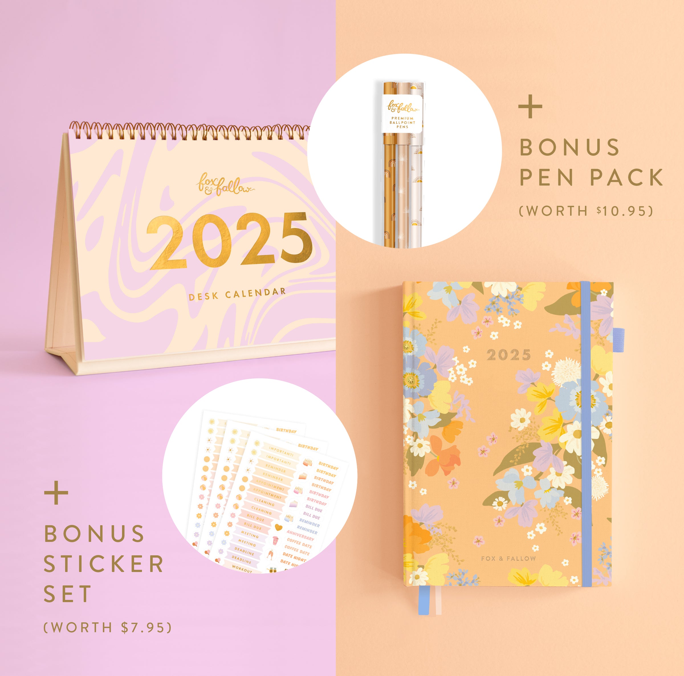 2025 Planners Calendars Fox Fallow 2025-planners-calendars-fox-fallow