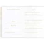 Forever & Always Prompted Wedding Guest Book - SECONDS