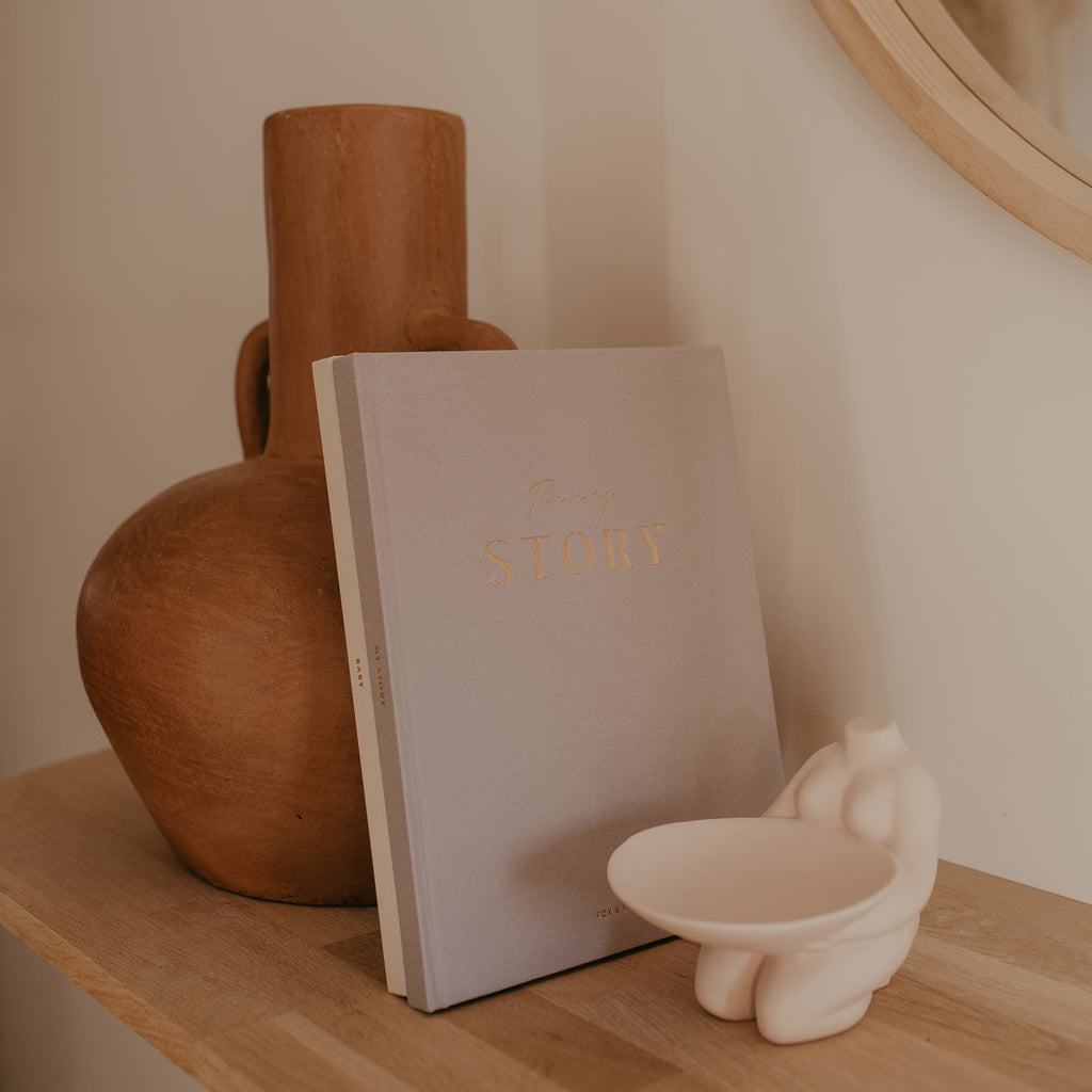 This Is My Story Memoir Journal Grey