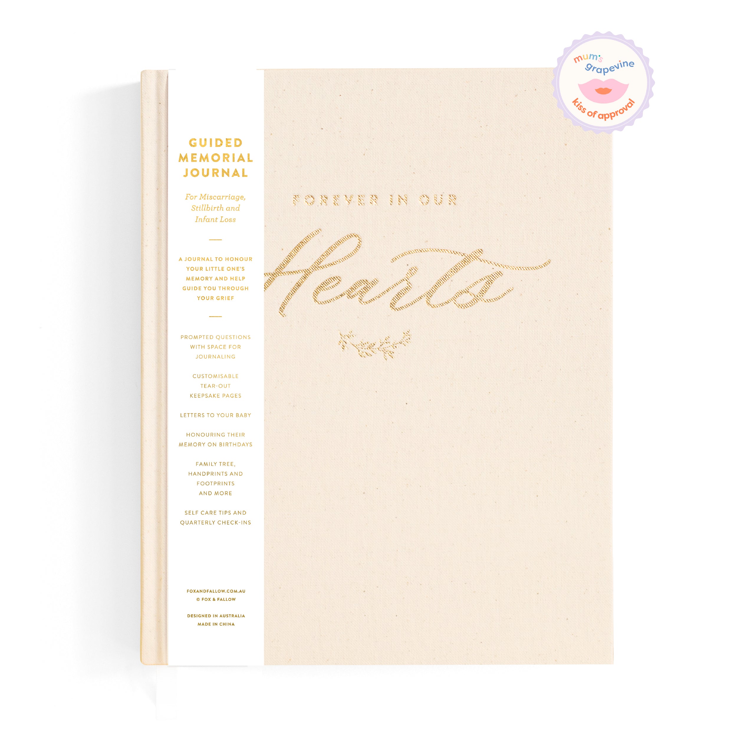 Forever In Our Hearts Stillbirth Journal - SECONDS