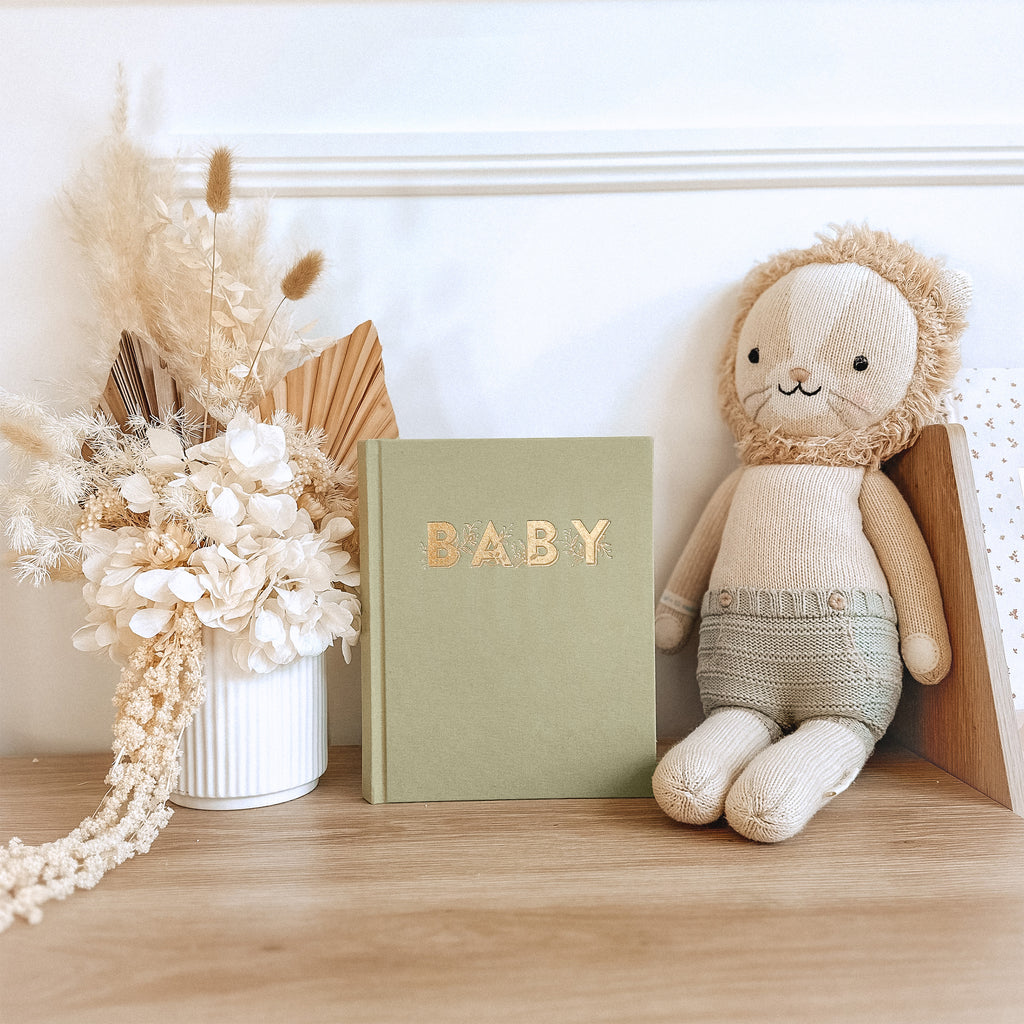 Mini Baby Book Sage - PRE-ORDER (JUNE)