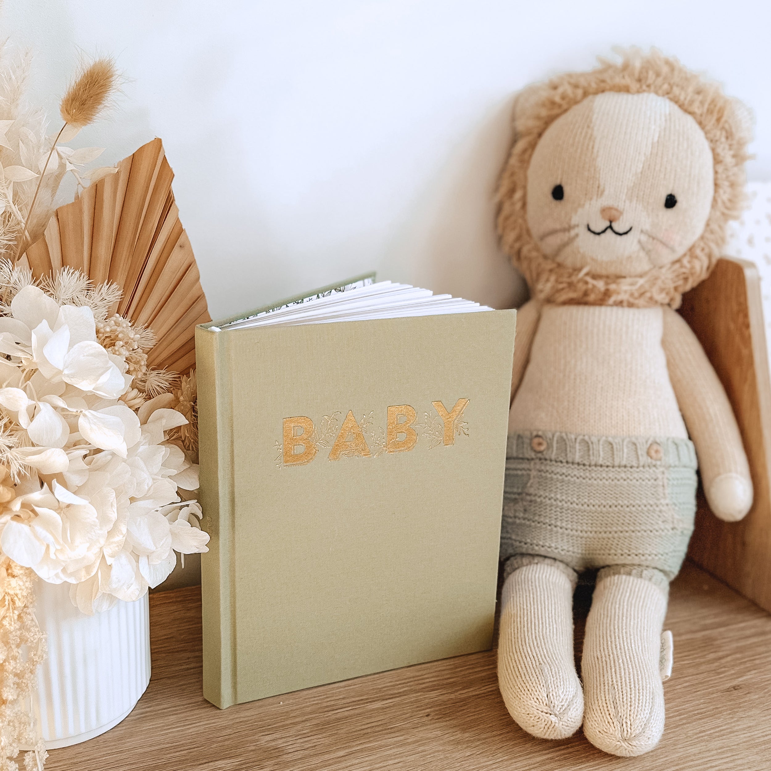 Mini Baby Book Sage - PRE-ORDER (JUNE)