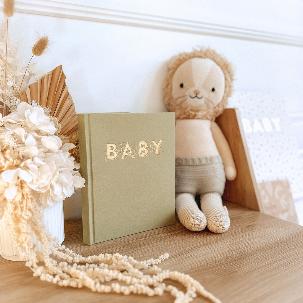 Mini Baby Book Sage - PRE-ORDER (JUNE)